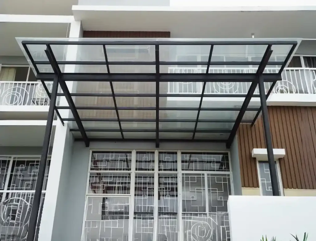 Jasa Pasang Kanopi Kaca Tempered di Bekasi Barat